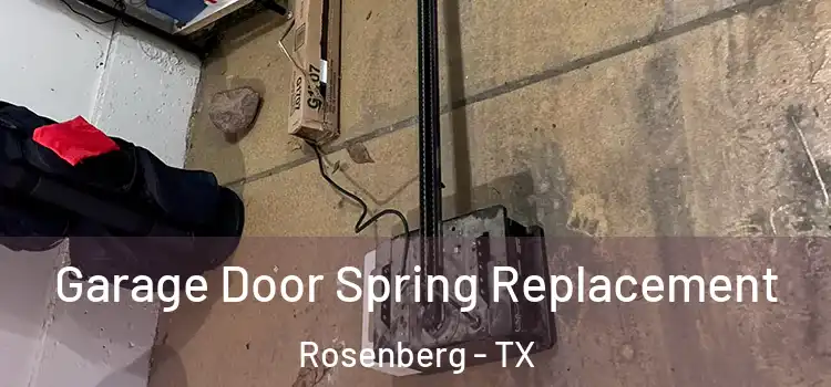  Garage Door Spring Replacement Rosenberg - TX