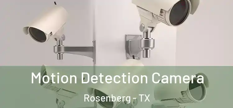  Motion Detection Camera Rosenberg - TX